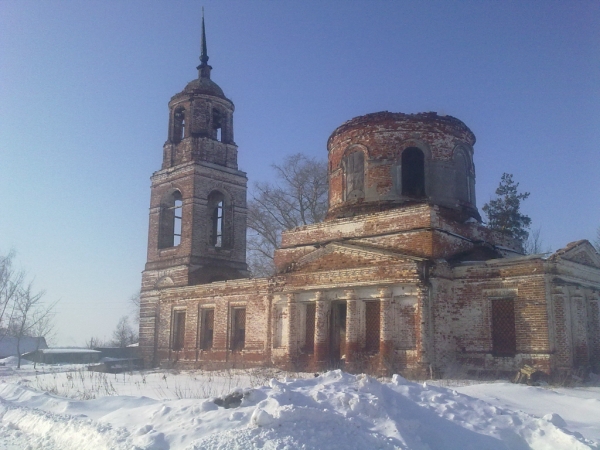 Заброшенная церковь Приволжск - Плес