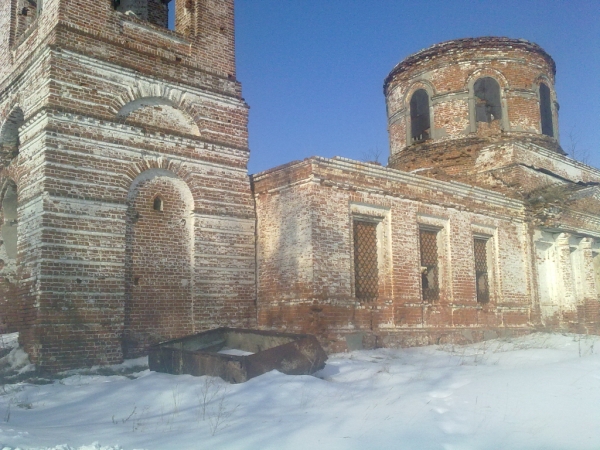 Заброшенная церковь Приволжск - Плес